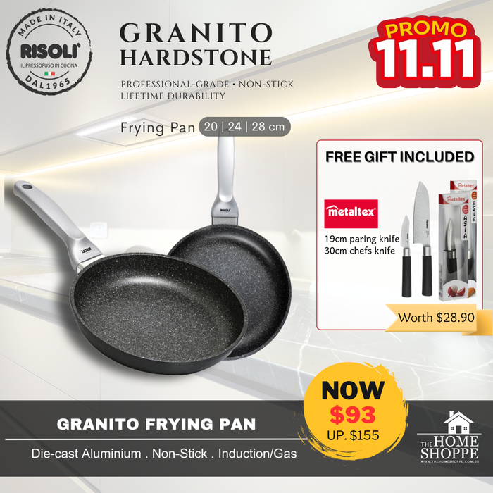 Granito Hardstone Frying Pan Induction + FREE GIFT