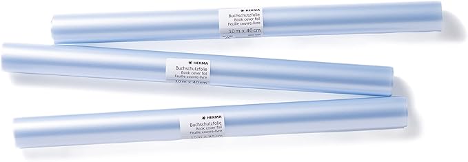HERMA Book Cover Film 10M Transparent 7386