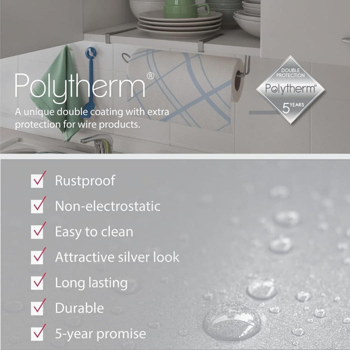 Plastic Bag Dispenser Silver