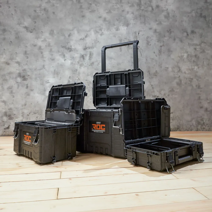 Pro Gear System 3 Tier Modular Tools Cart Storage with Wheels Gen 2.0 Black