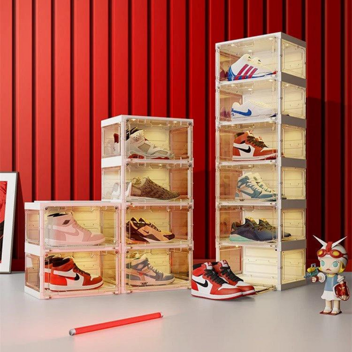 Sneaker Shoe Rack with LED Light