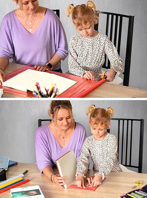 HERMA Book Cover Film 2M Red 7362