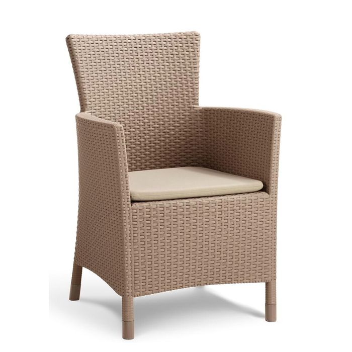 Rosario Balcony Sofa Set Cappuccino + Cushion