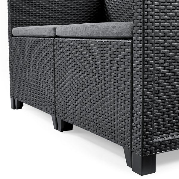 Marie 5 Seater Outdoor Corner Sofa Graphite