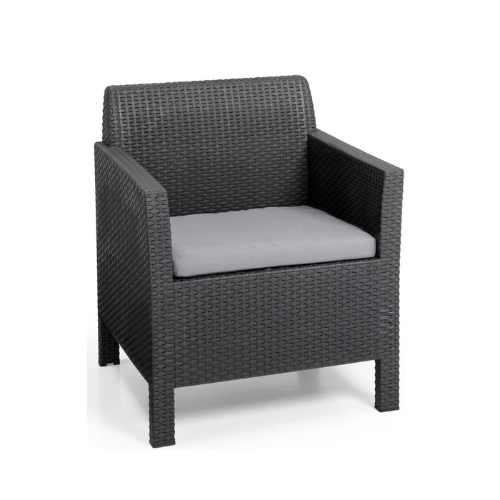 Orlando 4 Seater Sofa Set Graphite