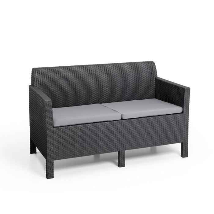 Orlando 4 Seater Sofa Set Graphite