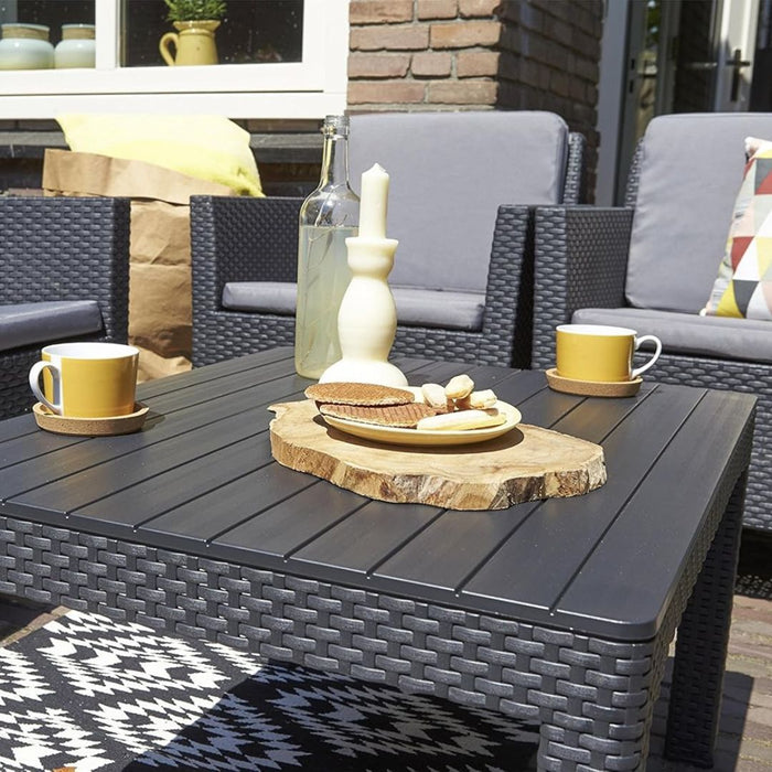 Chicago Outdoor Sofa 4 PC set Graphite