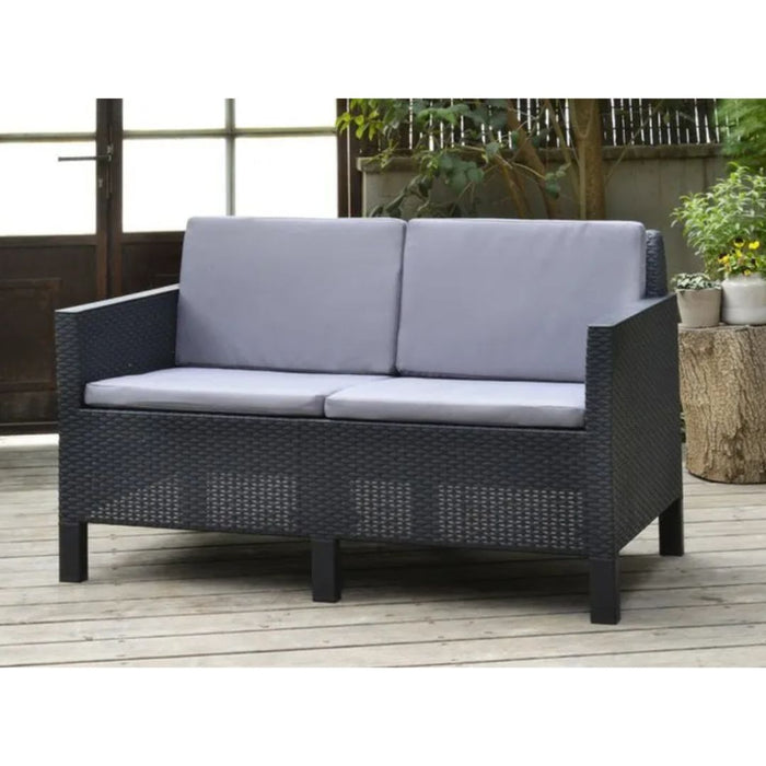 Chicago Outdoor Sofa 4 PC set Graphite