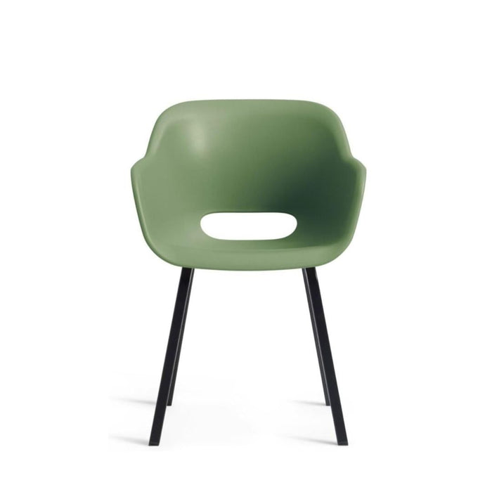 Porto Table Outdoor Dining set with 4 Noa Chair Green