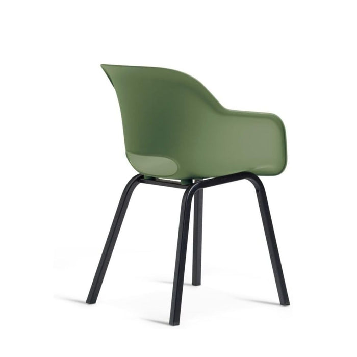 Porto Table Outdoor Dining set with 4 Noa Chair Green