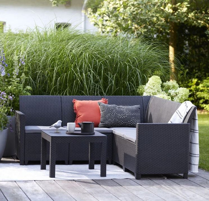 Marie 5 Seater Outdoor Corner Sofa Graphite