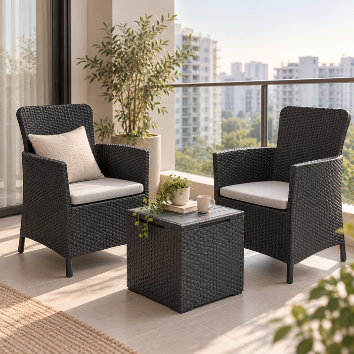Miami Balcony Sofa Set Graphite