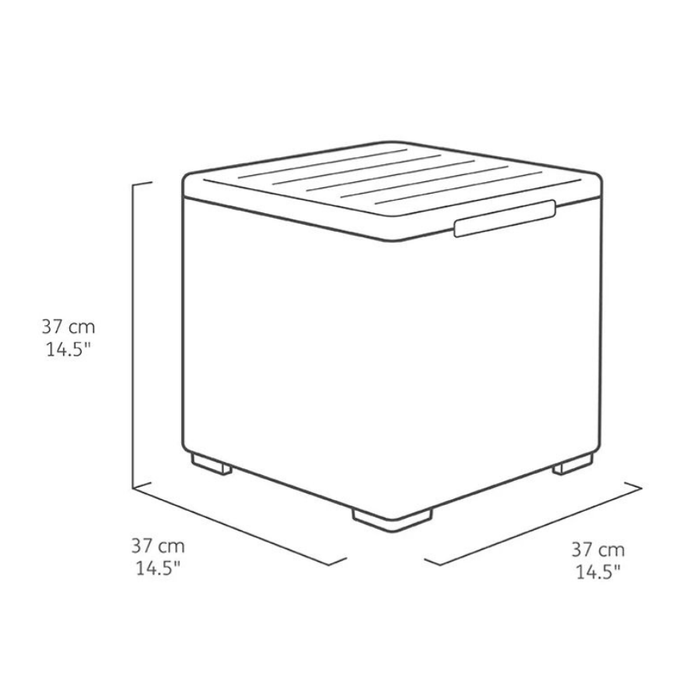 Miami Balcony Sofa Set Graphite