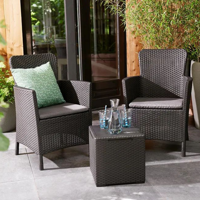 Miami Balcony Sofa Set Graphite