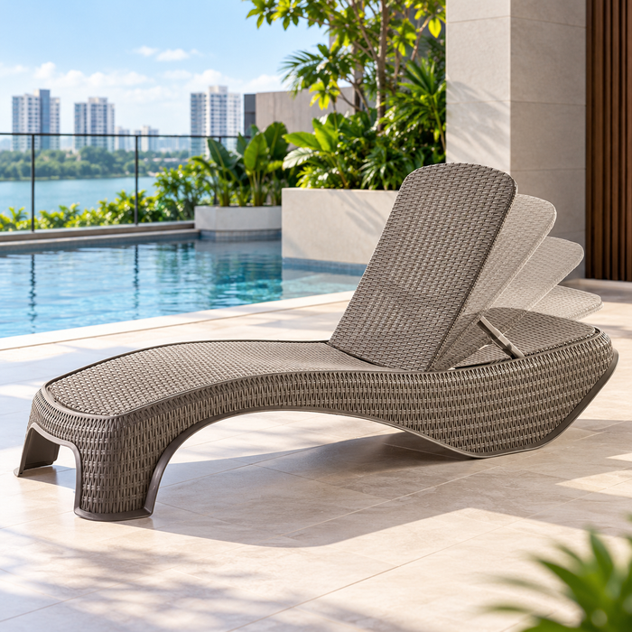 Atlantic Sun Lounger Cappuccino
