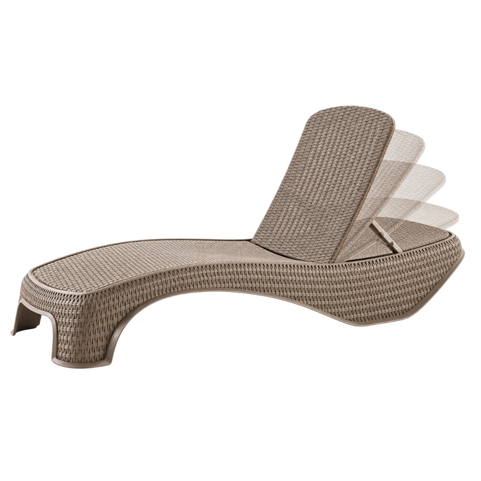 Atlantic Sun Lounger Cappuccino
