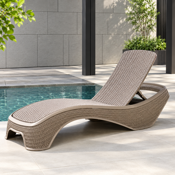 Atlantic Sun Lounger Cappuccino