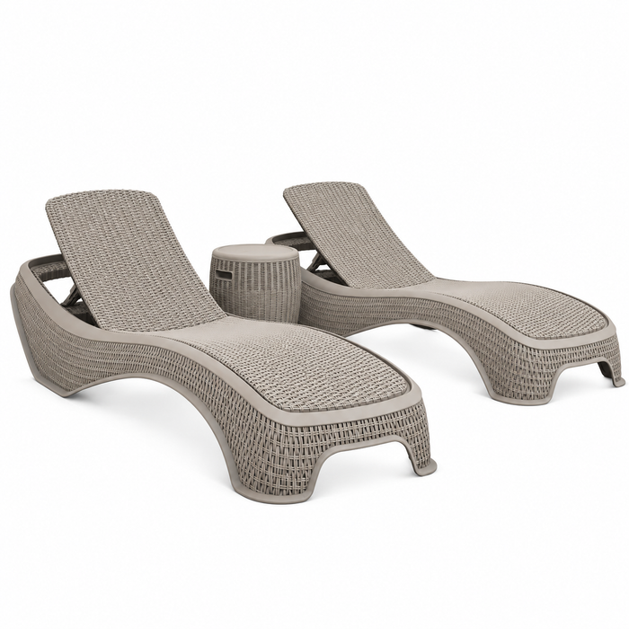 Atlantic Sun Lounger Cappuccino