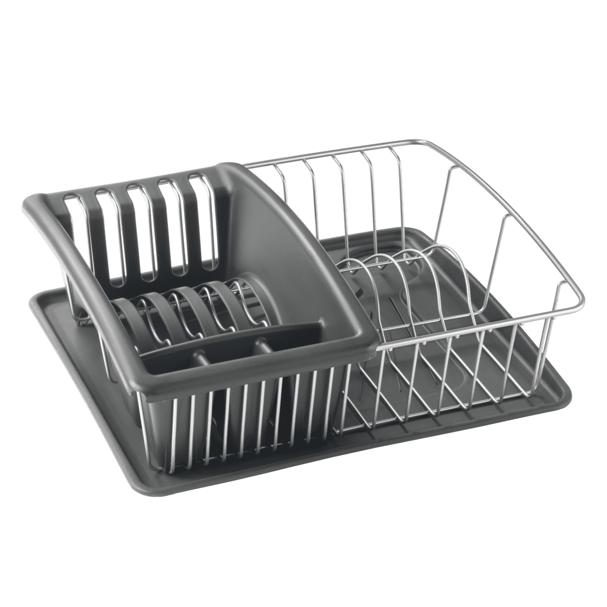 AquaTex Plus Dish Drainer Rack Silver — The Home Shoppe