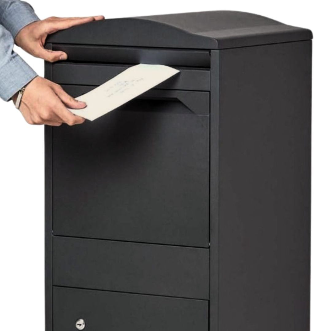 Arlo Large Parcel Delivery Letter Office Drop Box Black CP09 — The Home ...