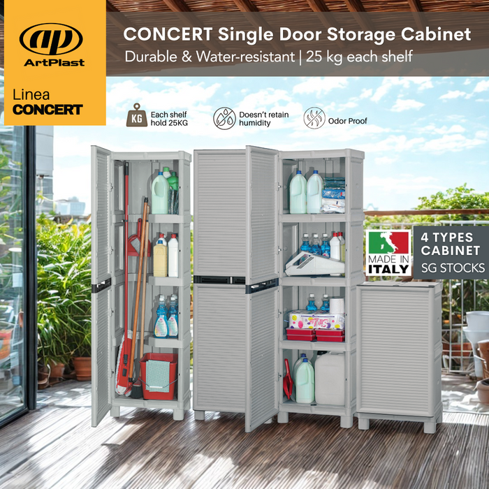 Linea Concert Slim Tall Utility Cabinet
