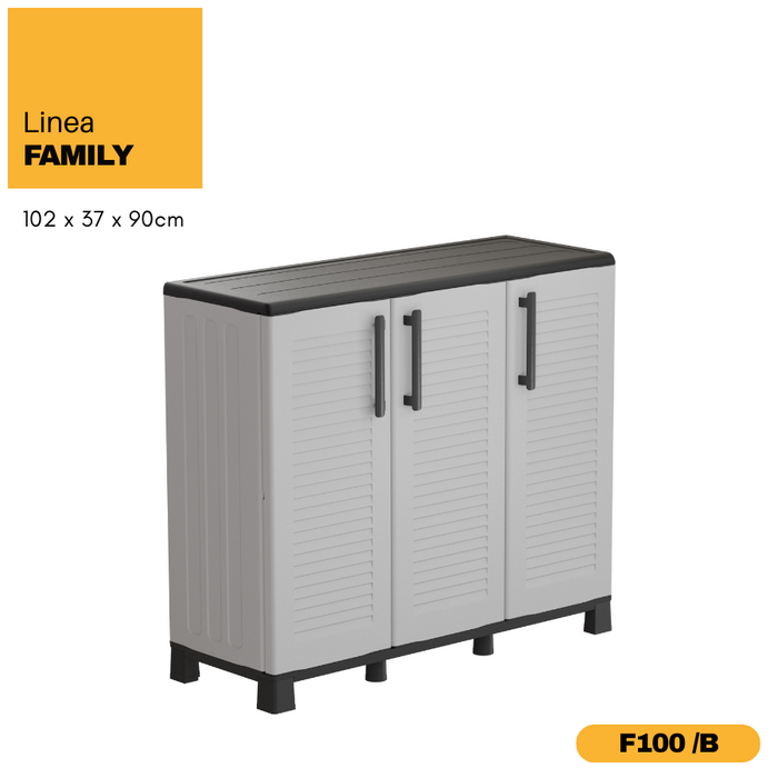 Linea Family Base Cabinet 3 Door