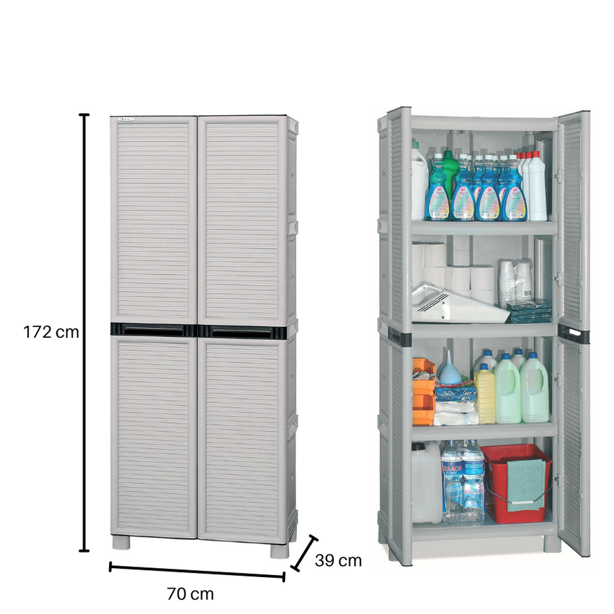Linea Concert Tall Wide Utility Cabinet — The Home Shoppe