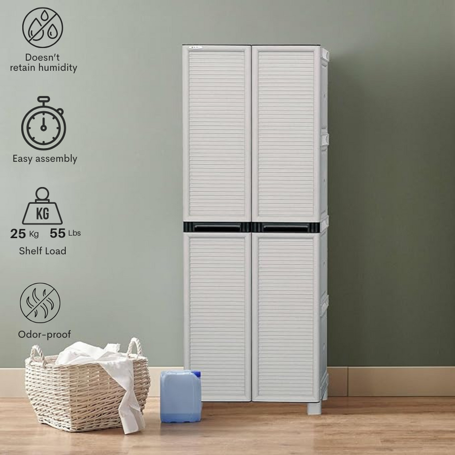 Linea Concert Tall Wide Utility Cabinet — The Home Shoppe
