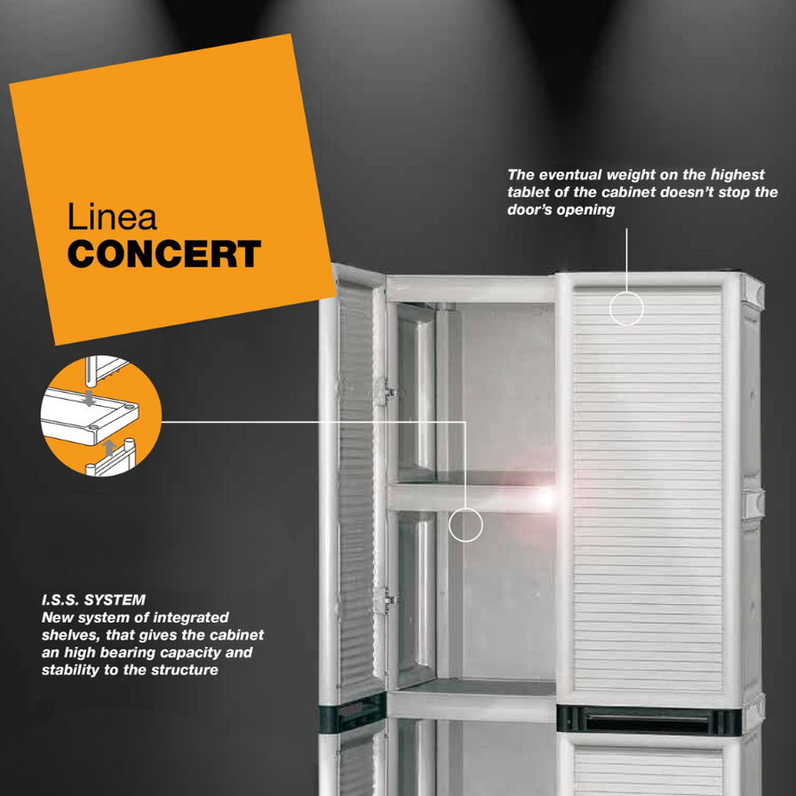 Linea Concert Tall Wide Utility Cabinet — The Home Shoppe