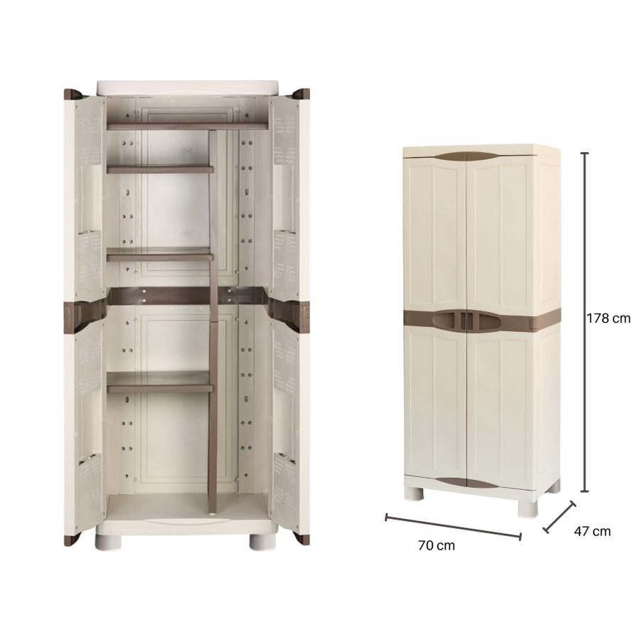 Linea Evolution Tall Multipurpose Outdoor Cabinet — The Home Shoppe