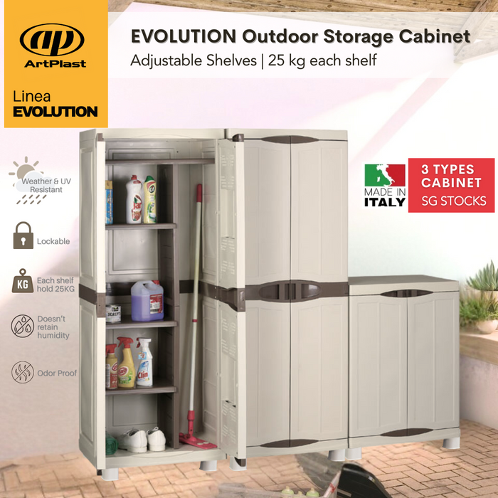 Linea Evolution Tall Multipurpose Outdoor Cabinet