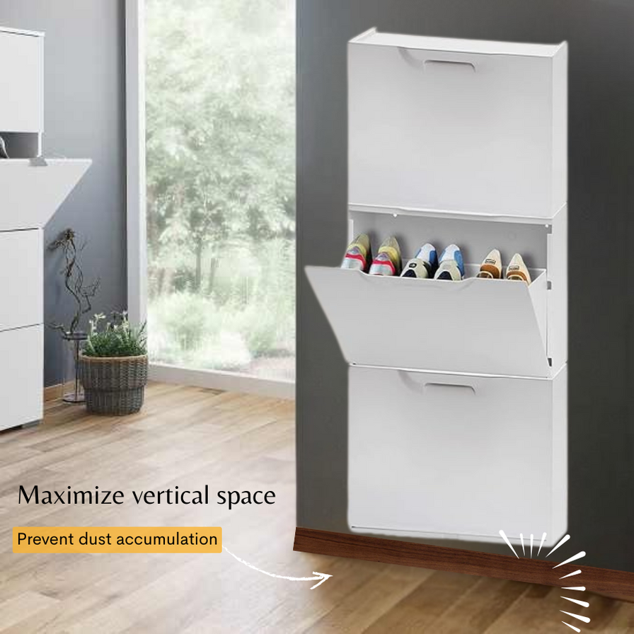 Linea Unika Wall-Mount Shoe Rack Stackable Modular — The Home Shoppe