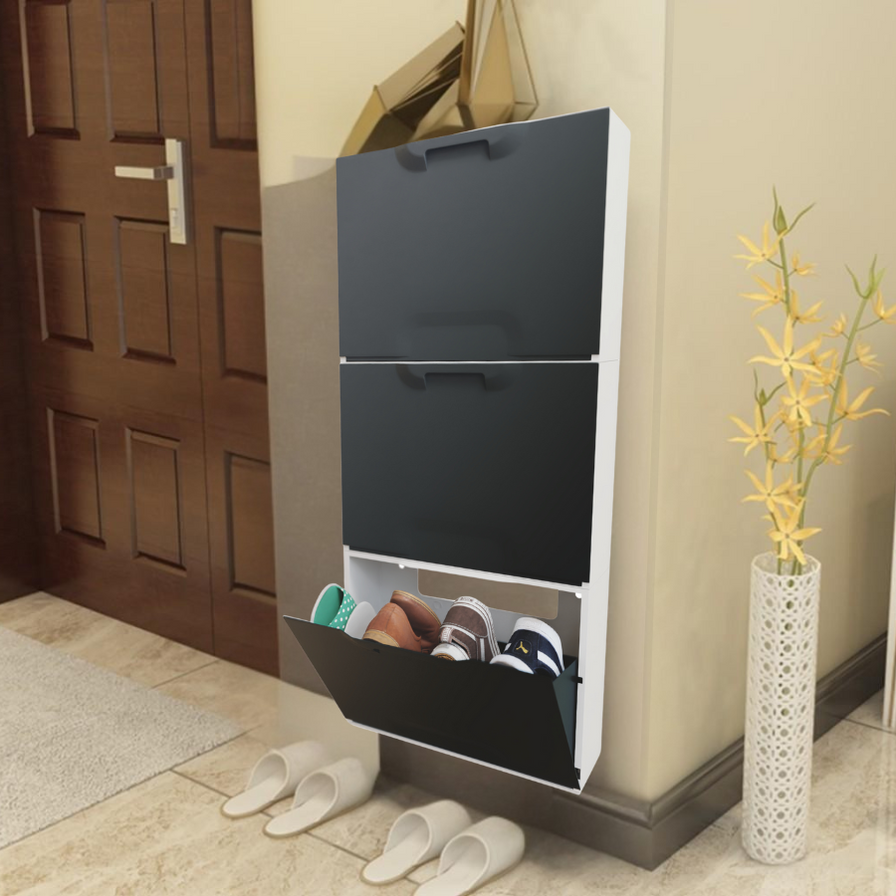 Linea Unika Wall-Mount Shoe Rack Stackable Modular — The Home Shoppe