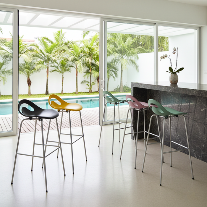 Phoenix Cocktail High Bar Stools (5 Color)