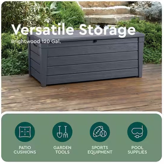 Brightwood Storage Box Outdoor- Graphite