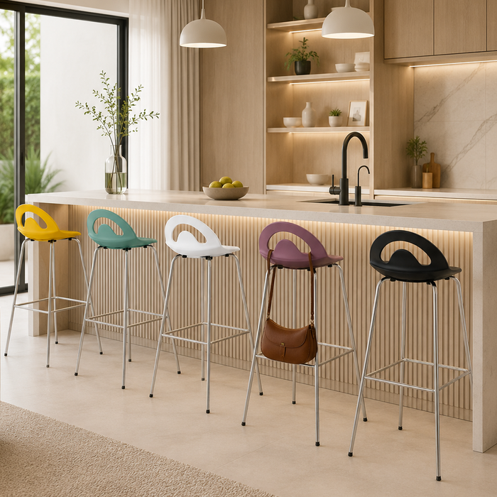 Phoenix Cocktail High Bar Stools (5 Color)