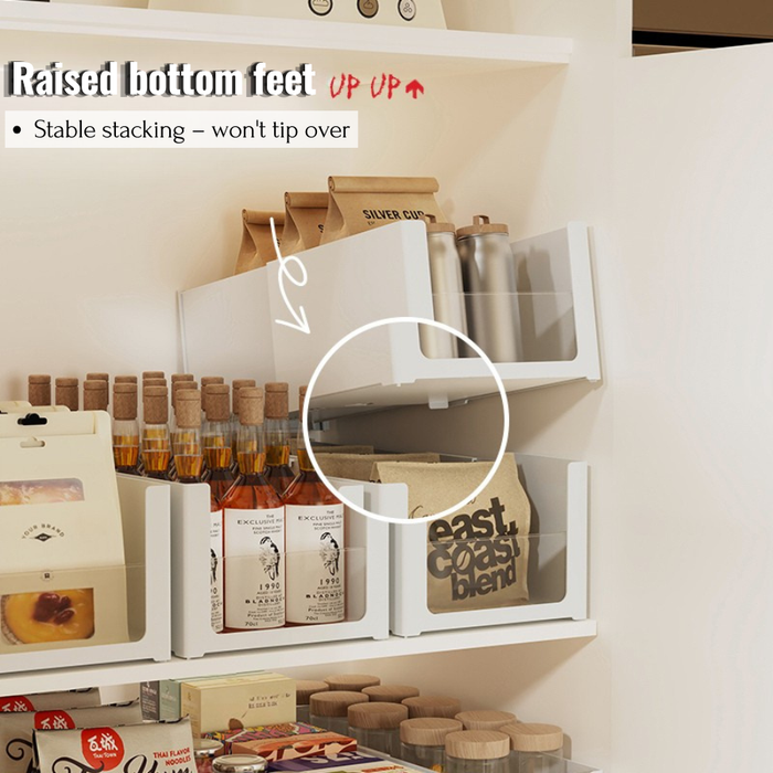 ClearFlex Retractable Clear Storage Organiser Box