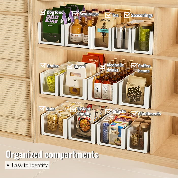 ClearFlex Retractable Clear Storage Organiser Box