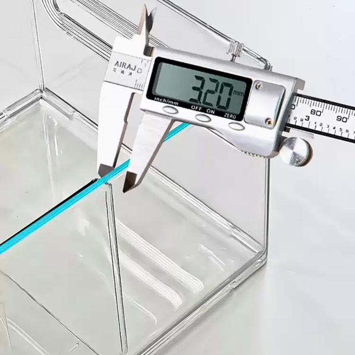 Crystal Clear Extendable Storage Box (2 sizes)