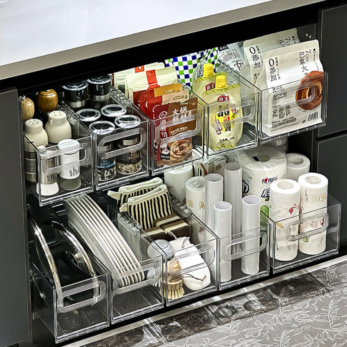 Crystal Clear Extendable Storage Box (2 sizes)