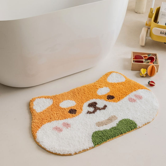 Soft Fluffy Dog Carpet Bathroom Non slip Mat