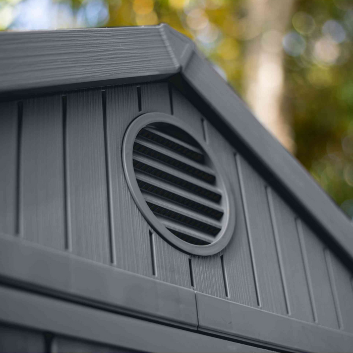 Darwin 6 x 4 Outdoor Garden Shed Graphite