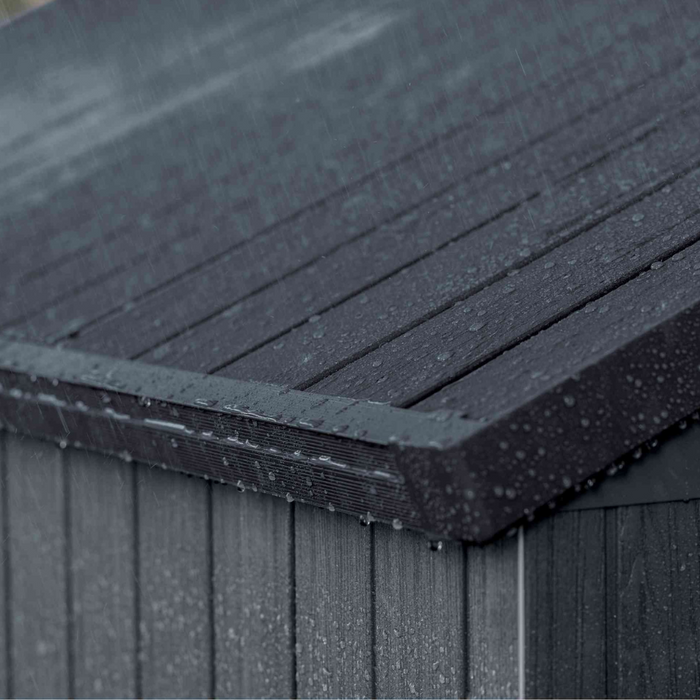 Darwin 6 x 4 Outdoor Garden Shed Graphite
