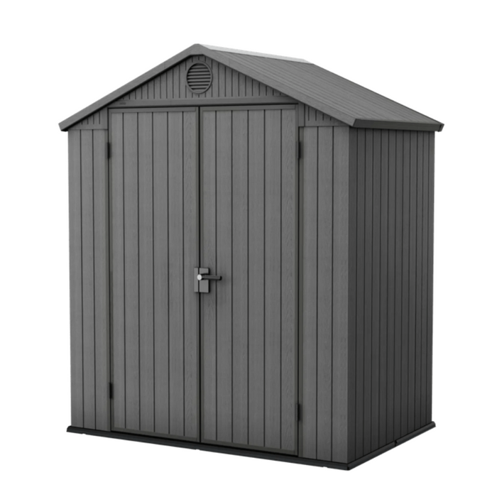 Darwin 6 x 4 Outdoor Garden Shed Graphite