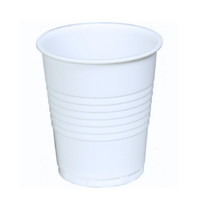 Basics: White Cups 7oz - 50pcs