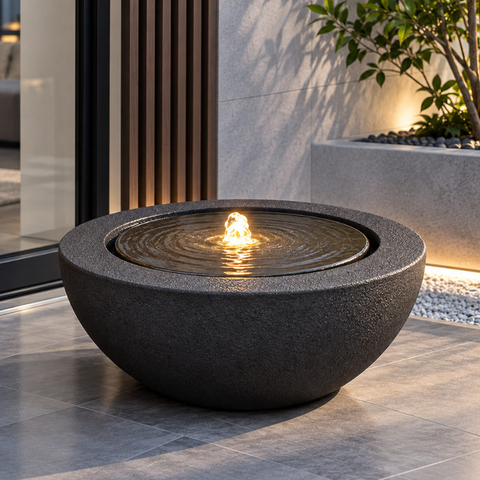 Limon Round Fountain Blackstone (2 Sizes)