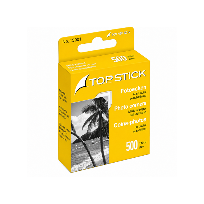 Transparol photo corners dispenser pack 500 pcs (3901)