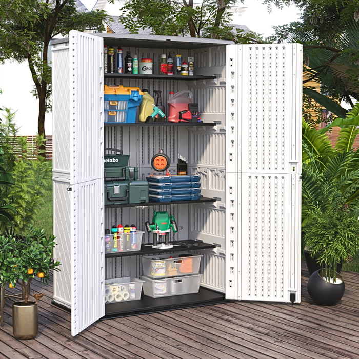 Mason Utility Outdoor Storage Shed + Free Assembly