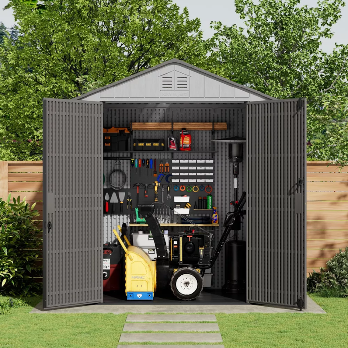 Eddie Plus Single Outdoor Garden Shed (Extendable)