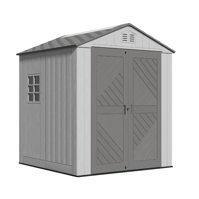Eddie Plus Double Outdoor Garden Shed (Extendable)